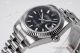 Swiss Clone Rolex Datejust Presidential 31mm Watch Stainless Steel Black Face (3)_th.jpg